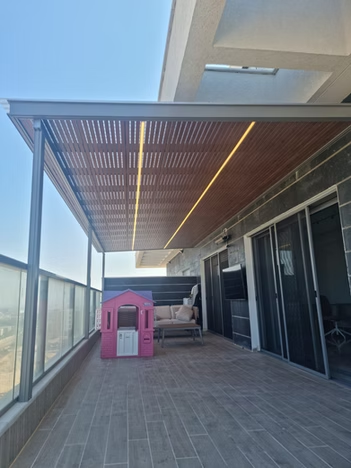 פרויקט אלומיניום של סקיי שייד — פרגולות 6
